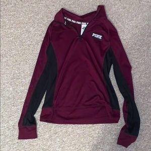 burgundy pink pull over size XS